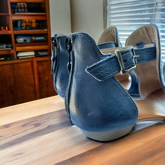 Miz Mooz Cora,Sassy Summer Heeled Sandel In A Beautiful Blue Size 39 EU Size - Picture 5 of 11